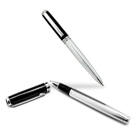 Stift Pertegaz PE99009 Silberfarben Schwarz von Pertegaz, Einweg-Kugelschreiber - Ref: S0336488, Preis: 8,71 €, Rabatt: %