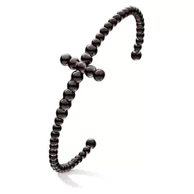 Bracelet Folli Follie 1B17T001K Noir (17 cm) de Folli Follie, Joncs - Réf : S0349224, Prix : 20,47 €, Remise : %