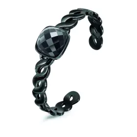 Bracelet Folli Follie 3B15T013KK Black (17 cm) by Folli Follie, Bangles - Ref: S0349243, Price: 33,41 €, Discount: %