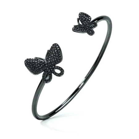 Bracelet Folli Follie Butterflies Sterling silver (Ø 55 mm) by Folli Follie, Bangles - Ref: S0349938, Price: 36,38 €, Discoun...