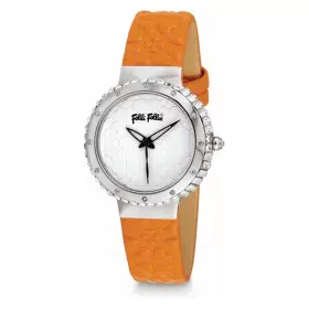 Montre Femme Folli Follie WF13A032SPW_ORANGE (Ø 28 mm) de Folli Follie, Montres bracelet - Réf : S0353086, Prix : 40,73 €, Re...