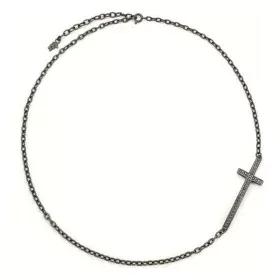 Ladies' Necklace Folli Follie 3N14T019KK_Plata Negra 45 cm by Folli Follie, Necklaces - Ref: S0354505, Price: 33,52 €, Discou...