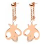 Pendientes Mujer Folli Follie 3E1T015RC Acero Inoxidable 5 cm de Folli Follie, Pendientes - Ref: S0355257, Precio: 27,85 €, D...