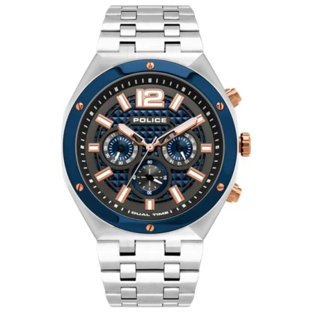 Men's Watch Police PL15995JSTBL61M (Ø 46 mm) by Police, Wrist Watches - Ref: S0355806, Price: 118,80 €, Discount: %