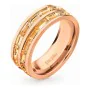 Anillo Mujer Folli Follie 3R13T001RS_Acero Rosado-50 (10) de Folli Follie, Anillos - Ref: S0356327, Precio: 27,93 €, Descuent...