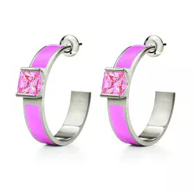 Pendientes Mujer Folli Follie 3E13F007PP 3 cm de Folli Follie, Pendientes - Ref: S0359373, Precio: 34,47 €, Descuento: %