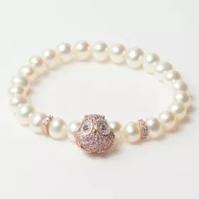 Bracelete feminino Lancaster JLA-BR-OWL-2-WH 16 mm de Lancaster, Pulseiras - Ref: S0361235, Preço: 18,61 €, Desconto: %