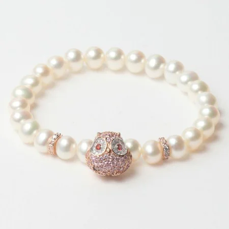 Ladies' Bracelet Lancaster JLA-BR-OWL-2-WH 16 mm by Lancaster, Bracelets - Ref: S0361235, Price: 18,61 €, Discount: %