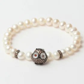 Ladies' Bracelet Lancaster JLA-BR-OWL-4-WH 16 mm by Lancaster, Bracelets - Ref: S0361239, Price: 19,15 €, Discount: %