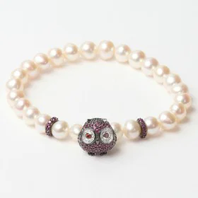 Bracelete feminino Lancaster JLA-BR-OWL-5-WH 16 mm de Lancaster, Pulseiras - Ref: S0361240, Preço: 19,15 €, Desconto: %