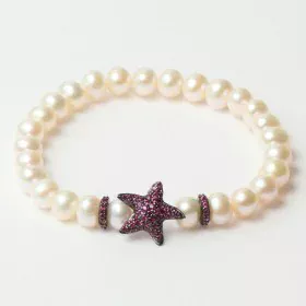 Pulsera Mujer Lancaster JLA-BR-STAR-5-WH 16 mm de Lancaster, Pulseras - Ref: S0361270, Precio: 19,15 €, Descuento: %