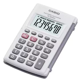 Calculadora Casio HL-820LV-WE Cinzento Resina 10 x 6 cm de Casio, Básicas - Ref: S0363098, Preço: 8,60 €, Desconto: %