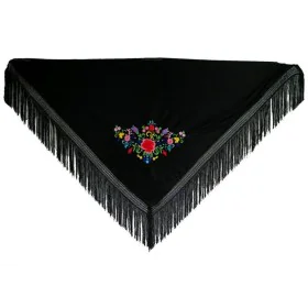 Xale PGN3928 Preto 140 cm de BigBuy Fashion, Cachecóis, estolas e foulards - Ref: S0364768, Preço: 10,09 €, Desconto: %