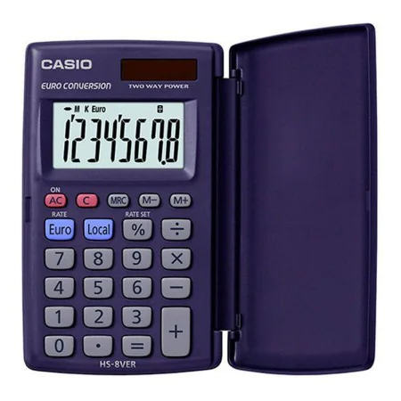 Calculatrice Casio HS-8VER-WA-EP De poche de Casio, Calculatrices de bureau - Réf : S0365251, Prix : 10,09 €, Remise : %