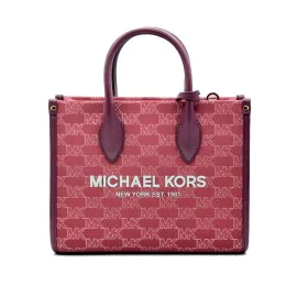 Bolsa Mulher Michael Kors 35F2G7ZC5I-MULBERRY-MLT Vermelho 24 x 19 x 7 cm de Michael Kors, Shoppers e malas de ombro - Ref: S...