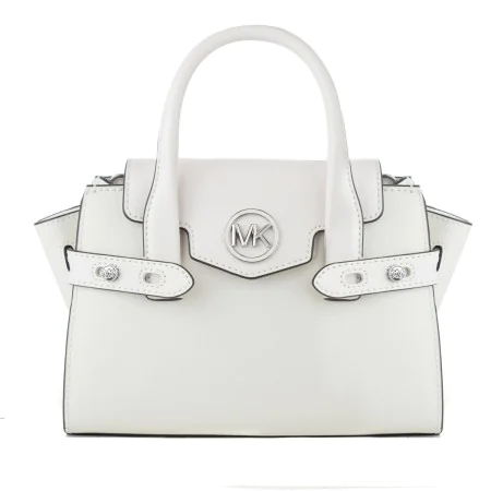 Sac-à-main Femme Michael Kors 35S2SNMS5L-OPTIC-WHITE Blanc 22 x 16 x 10 cm de Michael Kors, Sacs portés épaule - Réf : S03695...