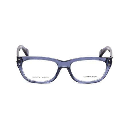 Monture de Lunettes Unisexe Alexander McQueen AMQ-4223-BMP Bleu Ø 52 mm de Alexander McQueen, Lunettes et accessoires - Réf :...