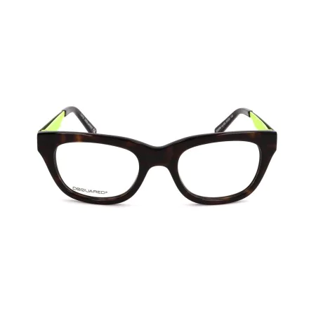 Armação de Óculos Unissexo Dsquared2 DQ5096-052 Castanho Ø 50 mm de Dsquared2, Óculos e acessórios - Ref: S0369661, Preço: 44...