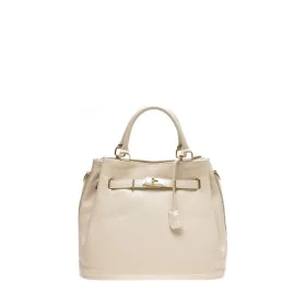 Bolsa Mulher Anna Luchini SS22-AL-1762-BEIGE Bege 36 x 29 x 17 cm de Anna Luchini, Shoppers e malas de ombro - Ref: S0370240,...