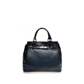 Sac-à-main Femme Anna Luchini SS22-AL-1762-NERO Noir 36 x 29 x 17 cm de Anna Luchini, Sacs portés épaule - Réf : S0370241, Pr...