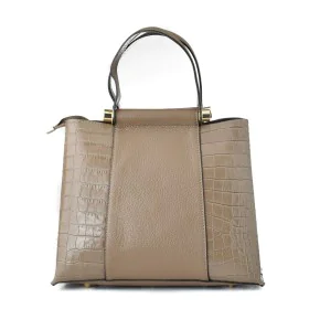 Bolsa Mulher Firenze Artegiani FA-3456-DF Castanho 28 x 25 x 13 cm de Firenze Artegiani, Shoppers e malas de ombro - Ref: S03...