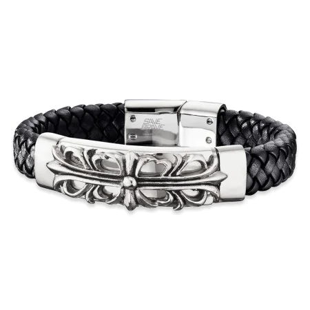 Bracelete masculino Save Brave SBB-PARIS-BK-19 19 cm de Save Brave, Pulseiras - Ref: S0371097, Preço: 29,33 €, Desconto: %