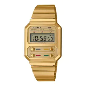 Orologio Unisex Casio A100WEG-9AEF LED (Ø 33 mm) di Casio, Orologi da polso - Rif: S0371763, Prezzo: 52,84 €, Sconto: %