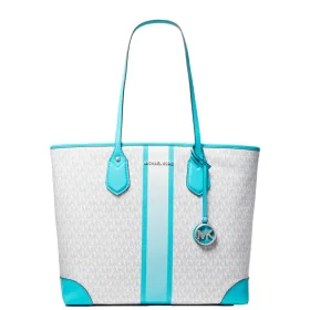 Sac-à-main Femme Michael Kors 30S2SV0T3V-OCEAN-BLUE-MULTI Gris 35 x 30 x 17 cm de Michael Kors, Sacs portés épaule - Réf : S0...