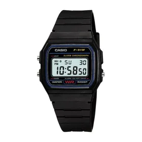 Montre Homme Casio F-91W-1CR de Casio, Montres bracelet - Réf : S0375853, Prix : 22,40 €, Remise : %