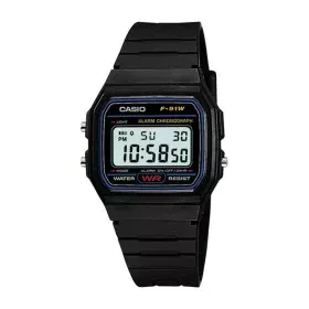 Relógio masculino Casio F-91W-1CR de Casio, Relógios com braselete - Ref: S0375853, Preço: 22,40 €, Desconto: %