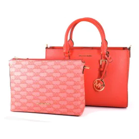 Sac-à-main Femme Michael Kors CHARLOTE Rouge 30 x 20 x 12 cm de Michael Kors, Sacs portés épaule - Réf : S0378272, Prix : 245...