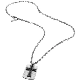 Collier Homme Police S14AQZ01P 45 cm de Police, Colliers - Réf : S0379737, Prix : 27,93 €, Remise : %