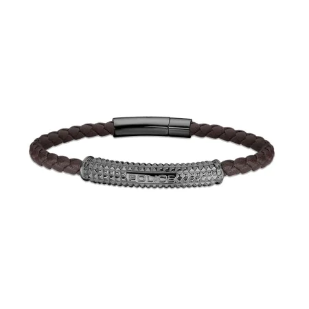 Bracelete masculino Police PEAGB2214903 Couro 19 cm de Police, Pulseiras - Ref: S0380624, Preço: 40,64 €, Desconto: %