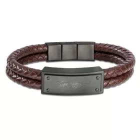 Bracciale Uomo Police PEJGB2009032 Pelle 19 cm di Police, Bracciali - Rif: S0380651, Prezzo: 38,26 €, Sconto: %