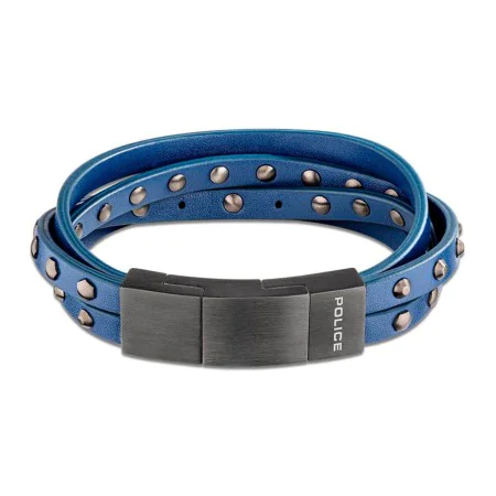 Men's Bracelet Police PEJGB2009301 Leather 19 cm by Police, Bracelets - Ref: S0380652, Price: 27,93 €, Discount: %