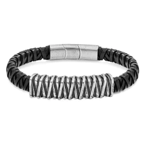 Bracciale Uomo Police PEJGB2112302 Pelle 19 cm di Police, Bracciali - Rif: S0380653, Prezzo: 41,90 €, Sconto: %