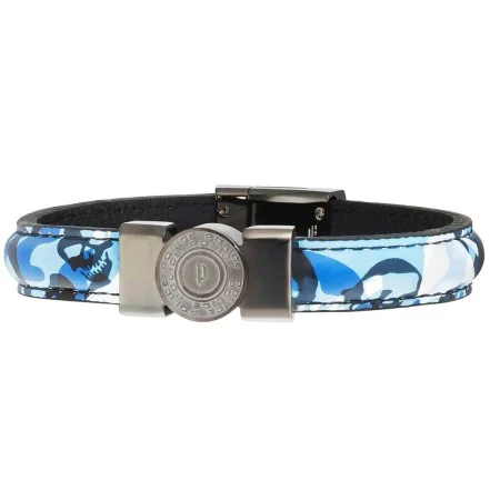 Men's Bracelet Police PJ25556BLU.03-L Leather 21 cm by Police, Bracelets - Ref: S0380801, Price: 35,42 €, Discount: %