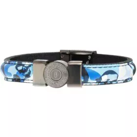 Men's Bracelet Police PJ25556BLU.03-S Leather by Police, Bracelets - Ref: S0380802, Price: 36,43 €, Discount: %