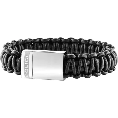 Men's Bracelet Police PJ25687BLB.01-S Leather by Police, Bracelets - Ref: S0380813, Price: 33,52 €, Discount: %