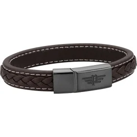 Bracelet Homme Police PJ26268BLB.02-L Cuir 19 cm de Police, Bracelets - Réf : S0380840, Prix : 26,81 €, Remise : %