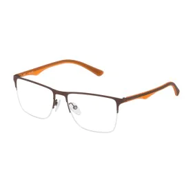 Montura de Gafas Hombre Police VPL398-53090L Marrón Ø 53 mm de Police, Gafas y accesorios - Ref: S0381139, Precio: 41,90 €, D...