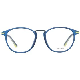 Men' Spectacle frame Police VPL558-490TA5 Blue Ø 49 mm by Police, Glasses and accessories - Ref: S0381146, Price: 38,26 €, Di...