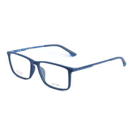 Montura de Gafas Hombre Police VPLB48M5506QS Azul Ø 55 mm de Police, Gafas y accesorios - Ref: S0381211, Precio: 37,18 €, Des...