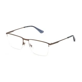 Men' Spectacle frame Police VPLG75-550F68 Brown Ø 55 mm by Police, Glasses and accessories - Ref: S0381318, Price: 45,54 €, D...