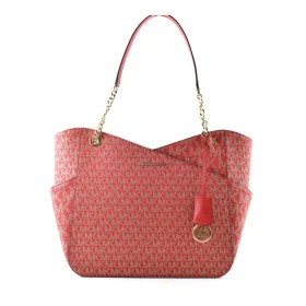 Bolso Mujer Michael Kors JET SET TRAVEL Rojo 30 x 28 x 13 cm de Michael Kors, Shoppers y bolsos de hombro - Ref: S0383564, Pr...