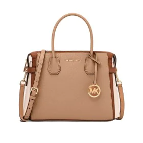 Bolso Mujer Michael Kors MERCER CAMEL MULTI Marrón 30 x 23 x 10 cm de Michael Kors, Shoppers y bolsos de hombro - Ref: S03844...