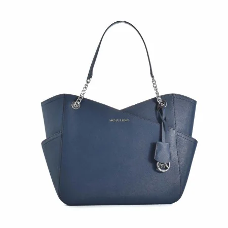 Sac-à-main Femme Michael Kors 35F1STVT3L-NAVY Bleu 44 x 29 x 13 cm de Michael Kors, Sacs portés épaule - Réf : S0385067, Prix...