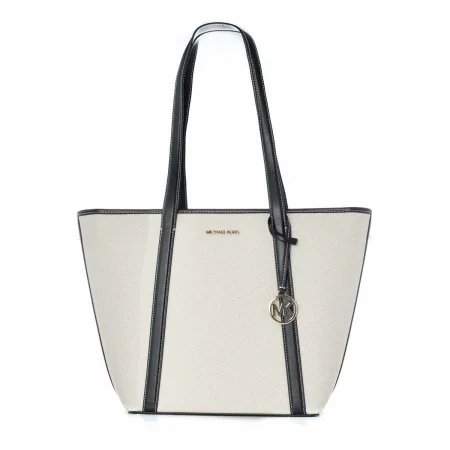 Sac-à-main Femme Michael Kors PRATT Blanc 29 x 28 x 12 cm de Michael Kors, Sacs portés épaule - Réf : S0385070, Prix : 205,59...