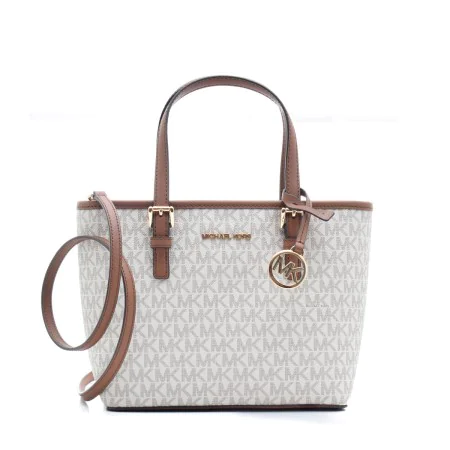 Sac-à-main Femme Michael Kors 35T9GTVT0B-VANILLA Beige 25 x 18 x 10 cm de Michael Kors, Sacs portés épaule - Réf : S0385083, ...