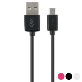 Câble KSIX BXCUSB01 Micro USB 1 m Noir de KSIX, Chargeurs - Réf : S0407259, Prix : 6,98 €, Remise : %